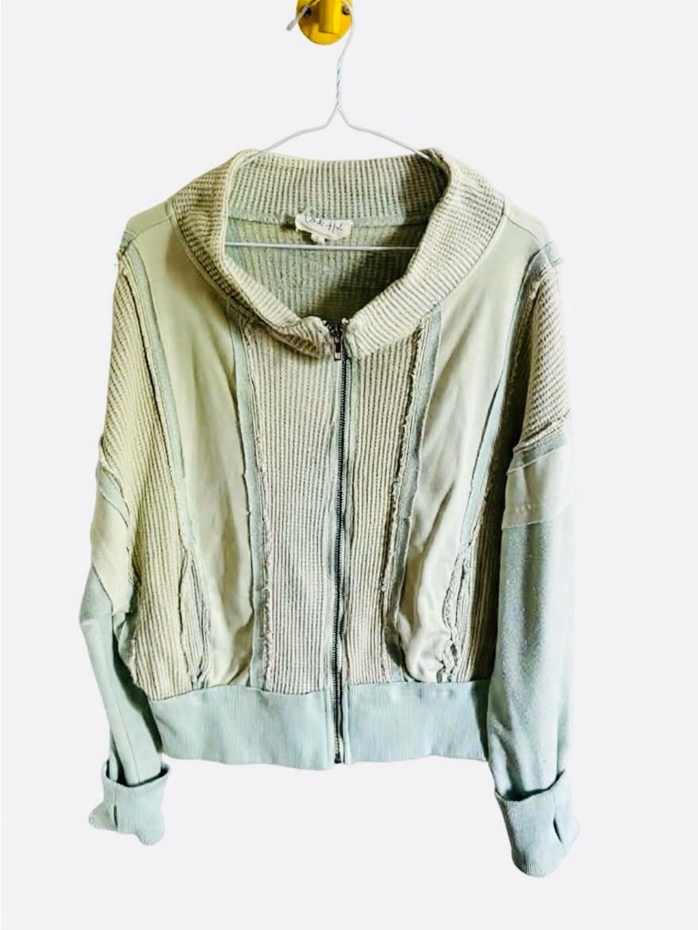 Oli and Hali distressed zip up jacket